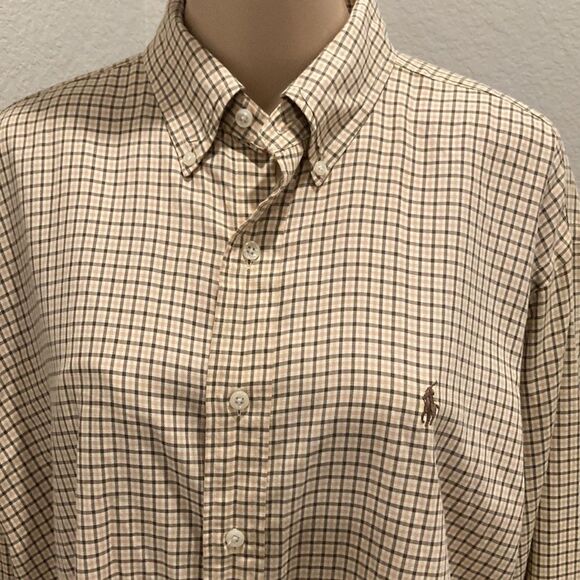 Ralph Lauren plaid long sleeve shirt - Picture 2 of 6